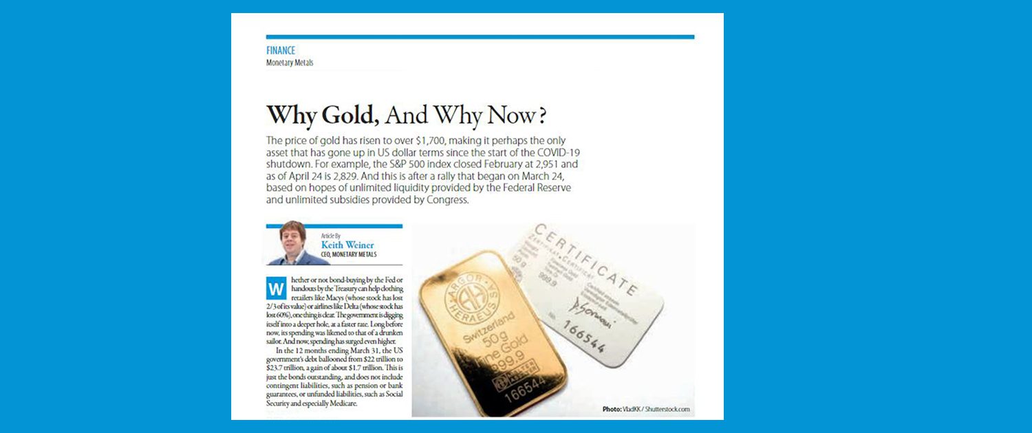 Why Gold Why Now header